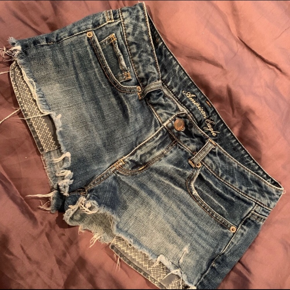 American eagle jean shorts